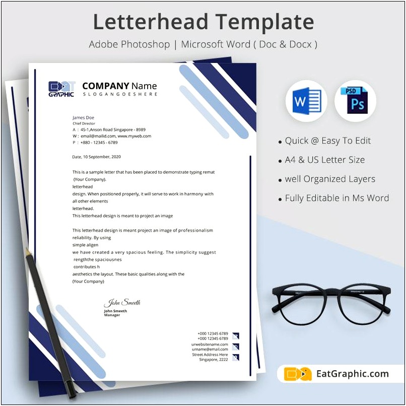 Creating A Letterhead Template In Word 2007