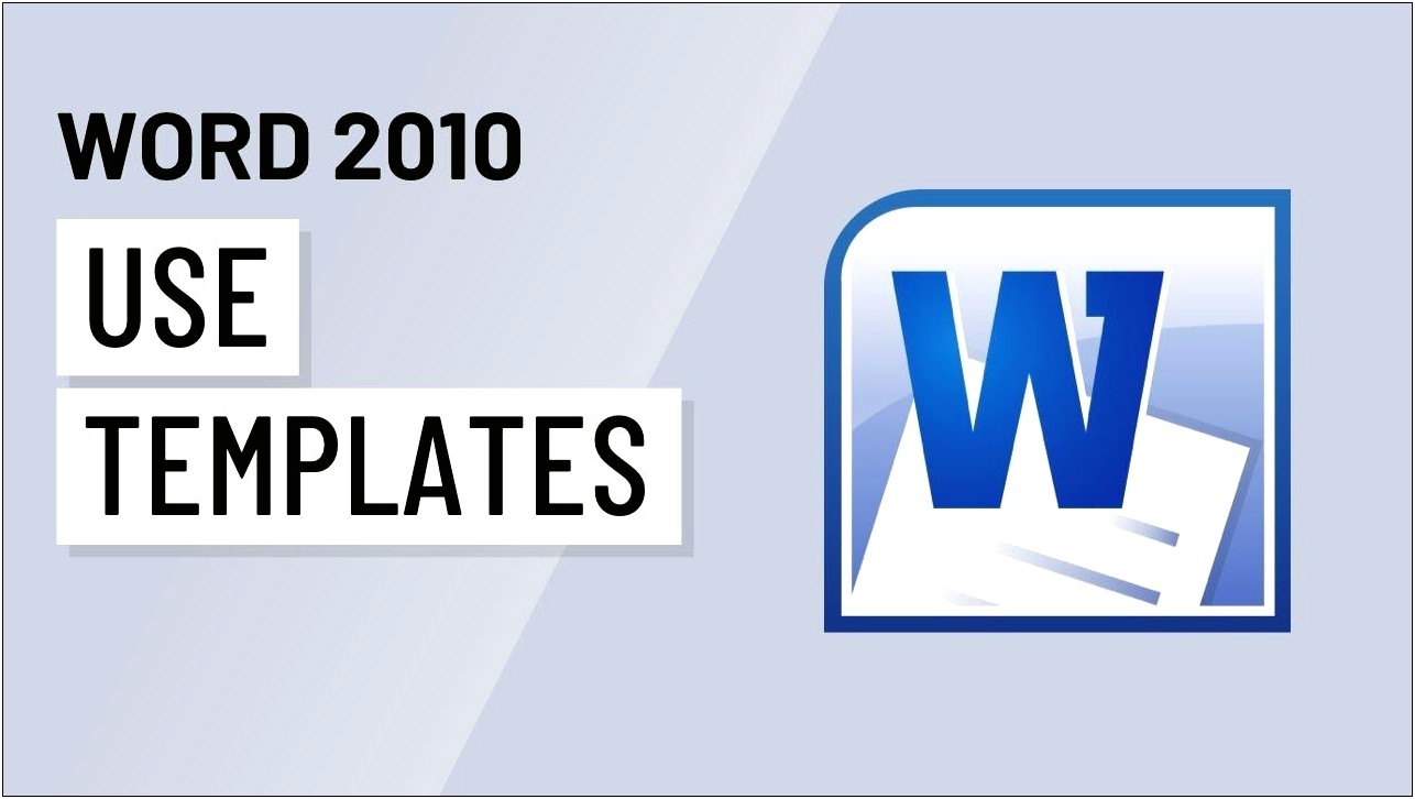 Creating Email Templates In Word 2010