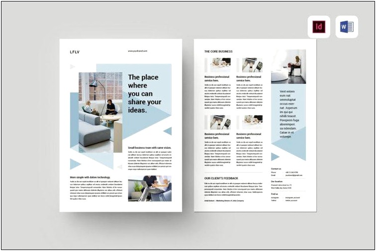 Does Microsoft Word Have A Brochure Template
