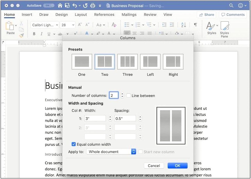 Does Microsoft Word Have A Magaine Layout Template