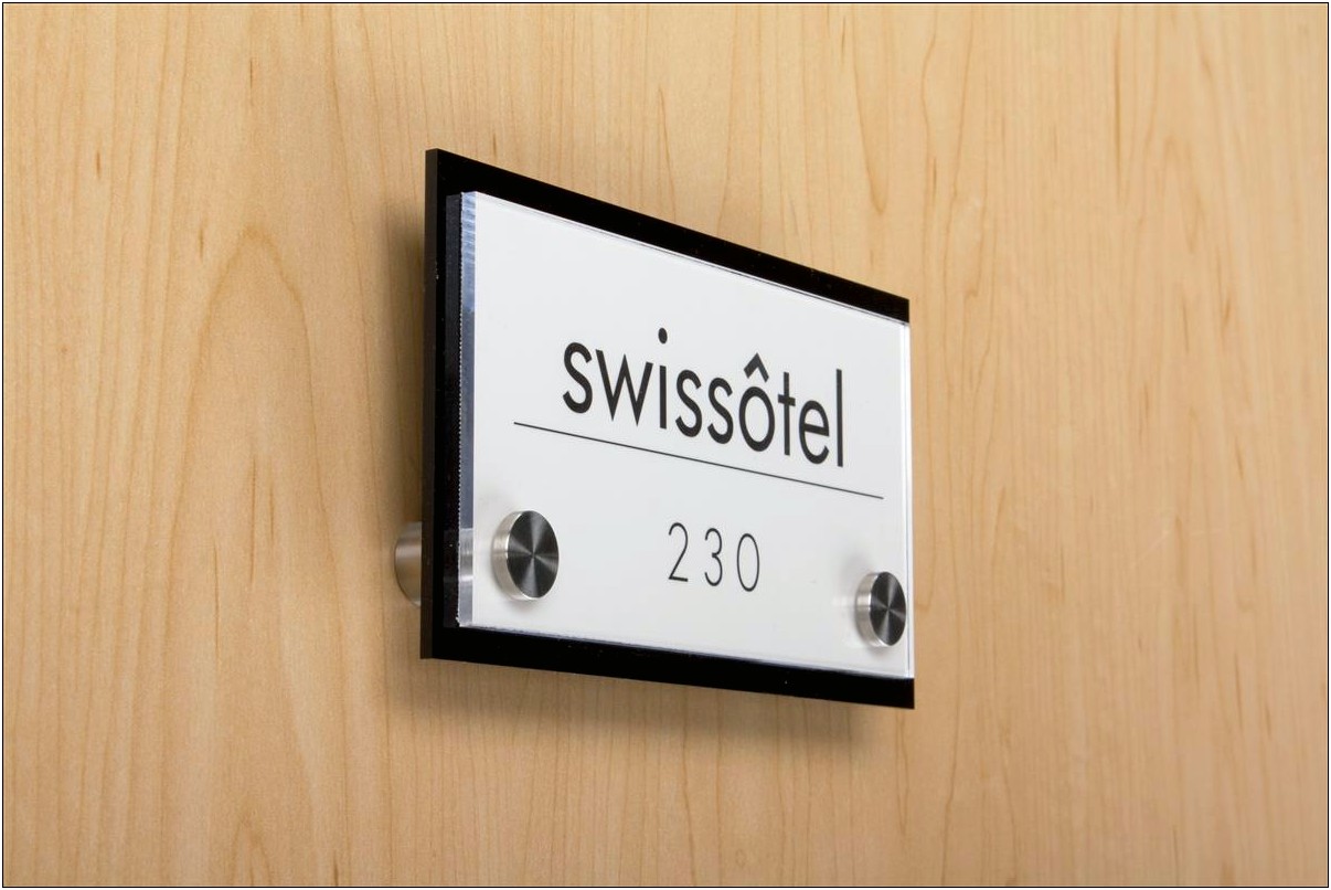 Door Name Plate Template For Word