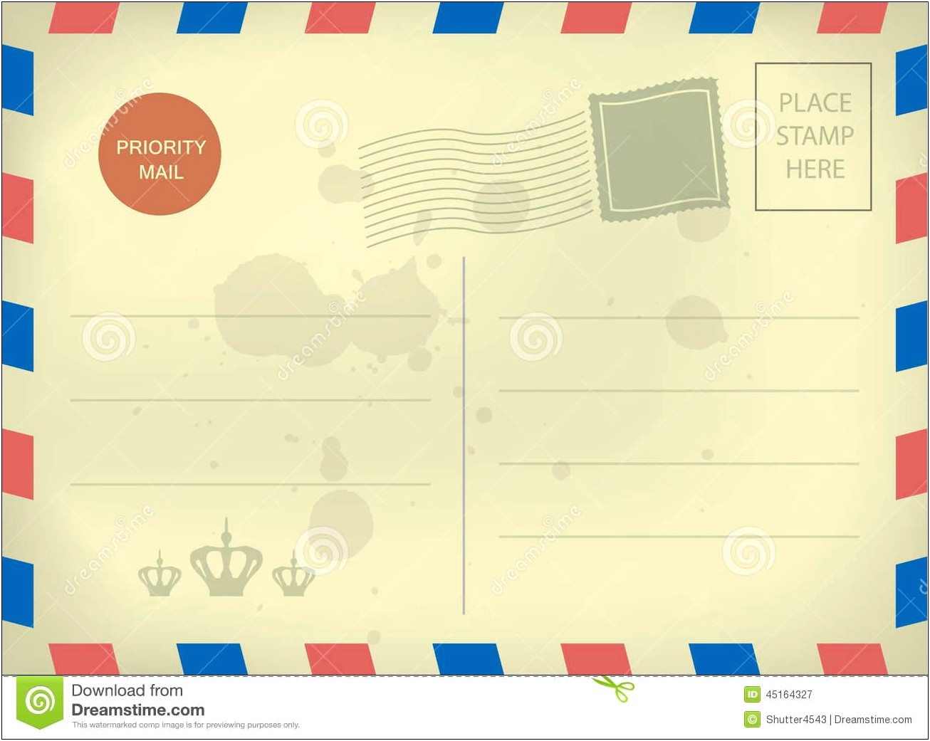 Double Sided Postcard Template For Word