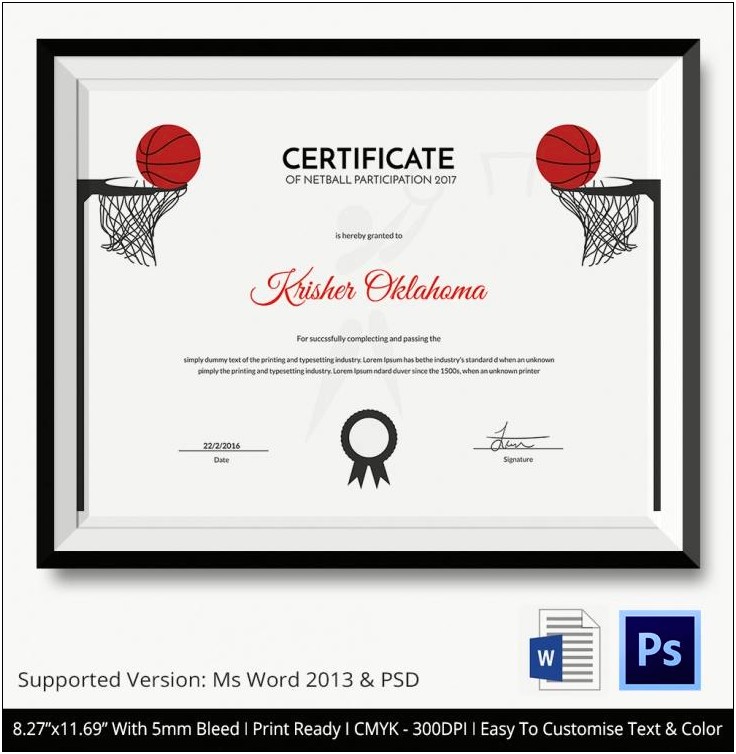 Download Award Certificate Templates For Microsoft Publisher