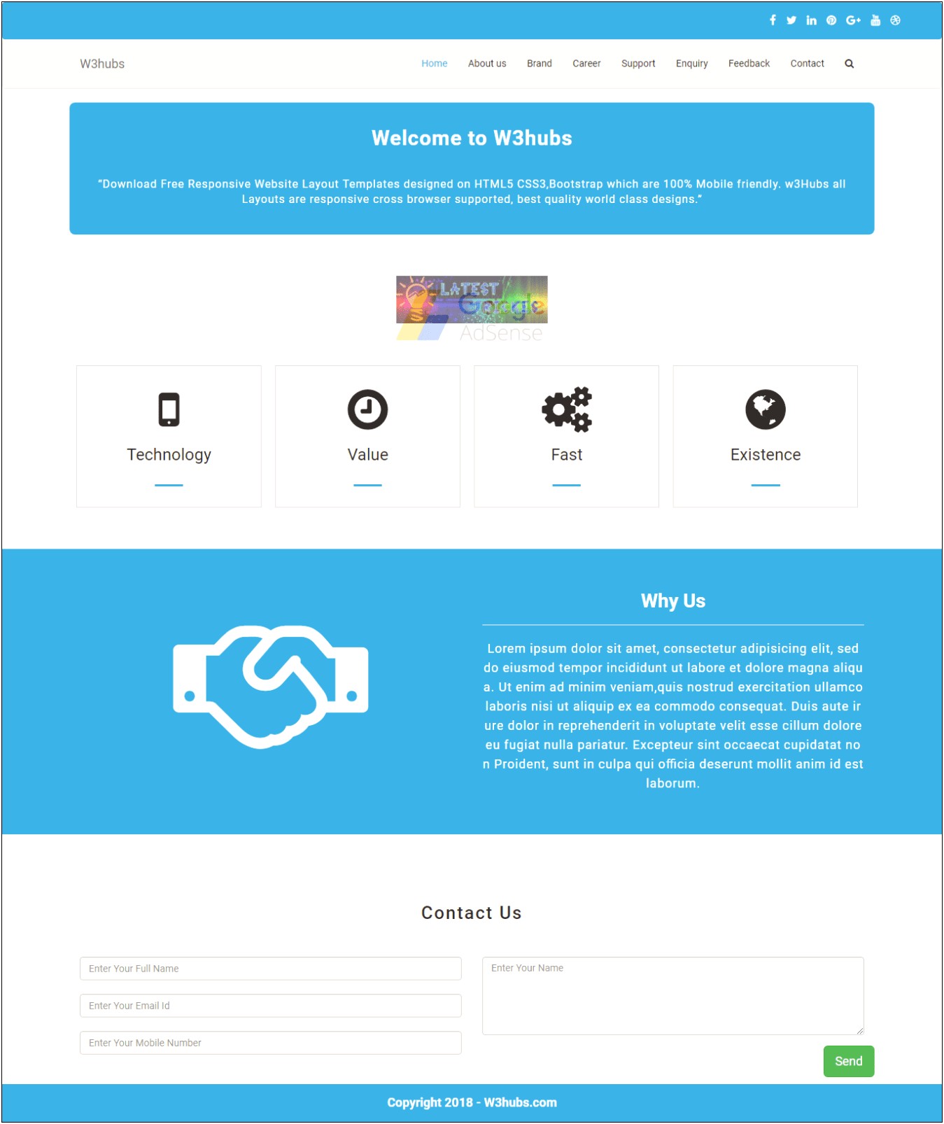 Download Bootstrap Template Login Form Php