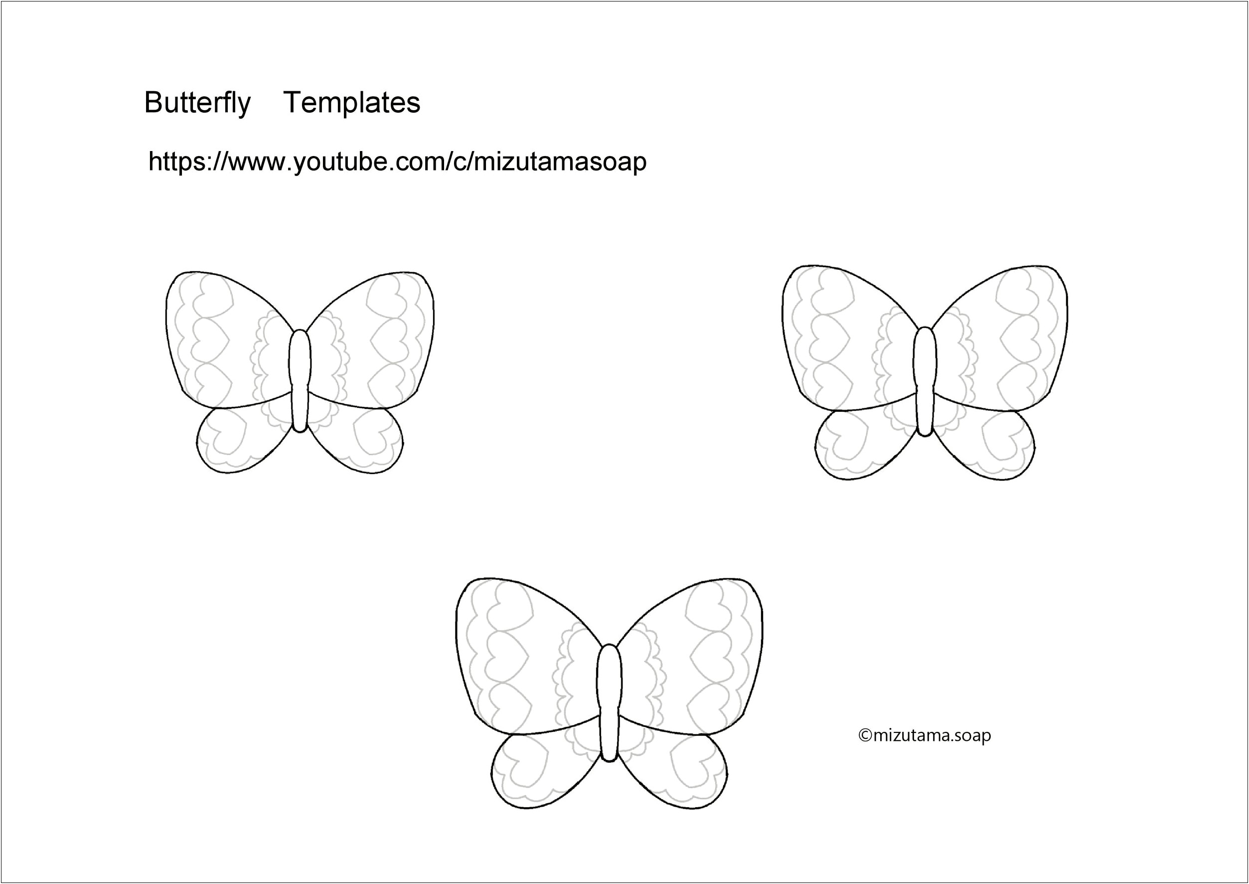 Download Butterfly Border For Word 2013 Template