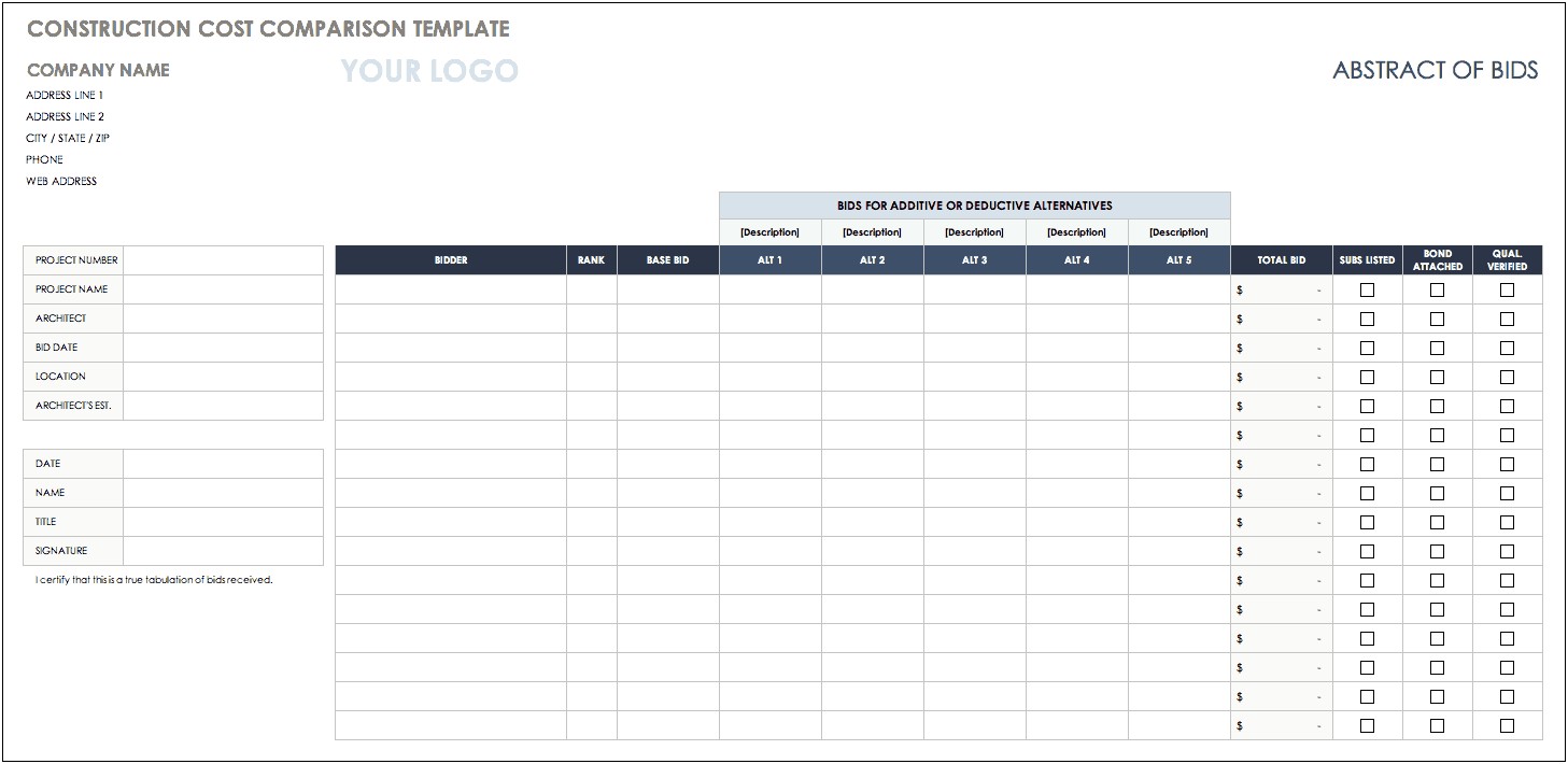 Download Comparison Spreadsheet Template For Assisted Living Facilities