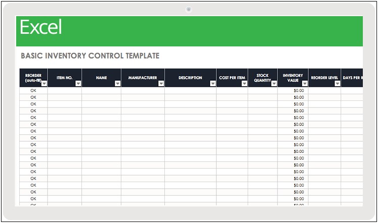Download Excel Monthly Worksheet Templates Download