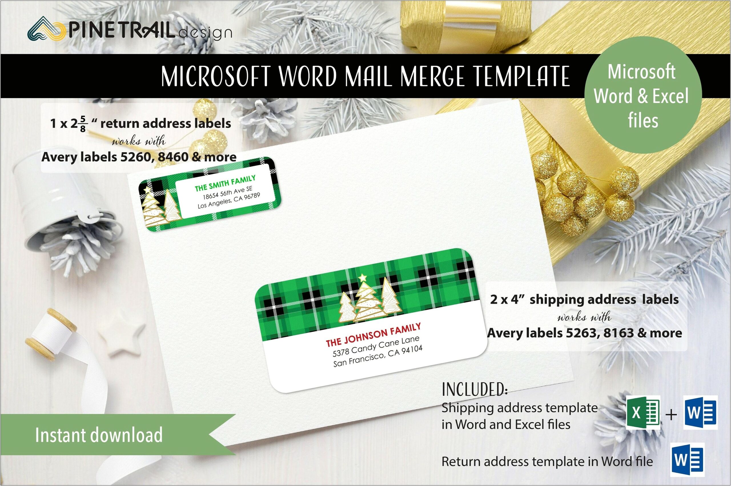 Download Mail Label Templates Microsoft Word