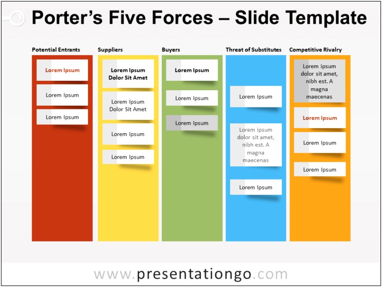 Download Porter's Five Forces Template