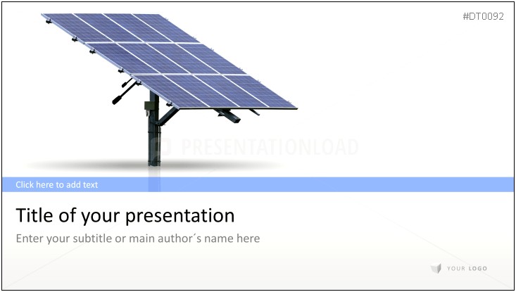 Download Powerpoint Templates For Solar Energy