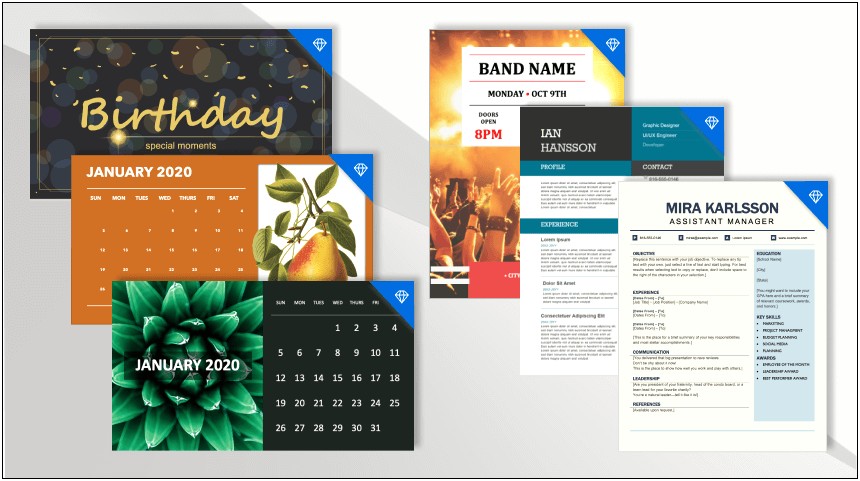 Download Publisher 2003 Four Fold Brochure Templates