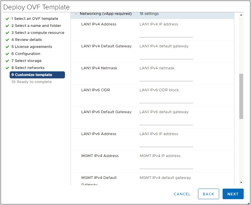 Download The Configuration Server Virtual Machine Template