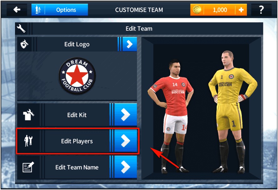 Dream League Soccer Kit Download Template