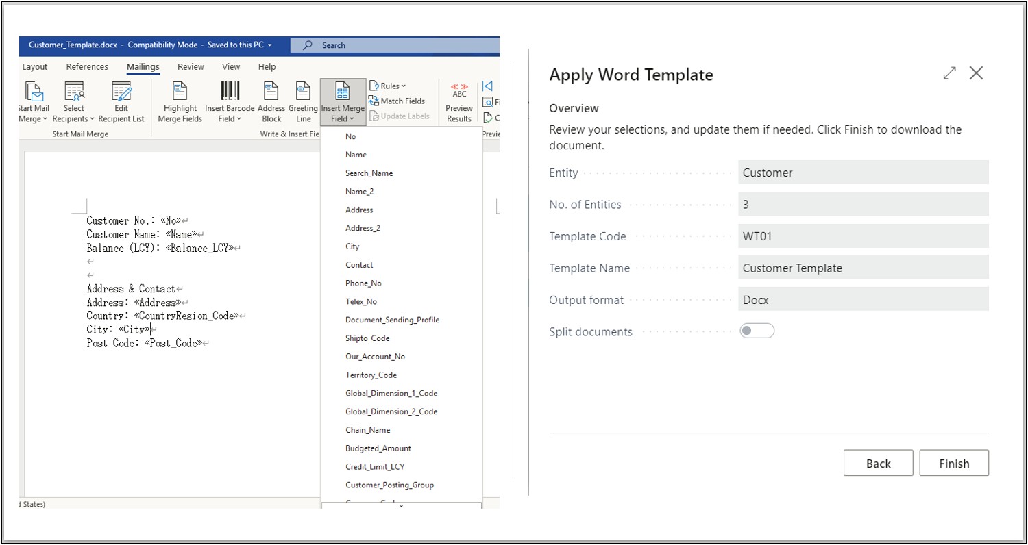 Dynamics 365 Delete Personal Word Templates