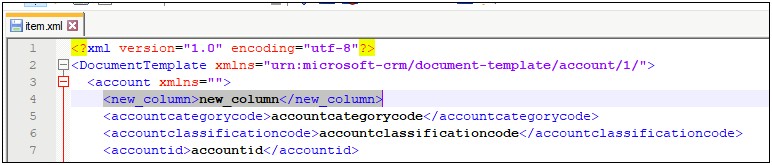 Dynamics 365 Modify Existing Word Template