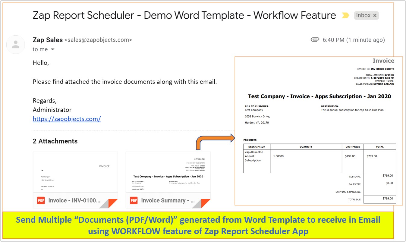 Dynamics 365 Word Template To Pdf