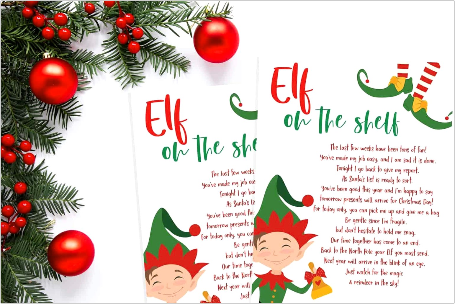 Elf On The Shelf Letter Template Download Pdf