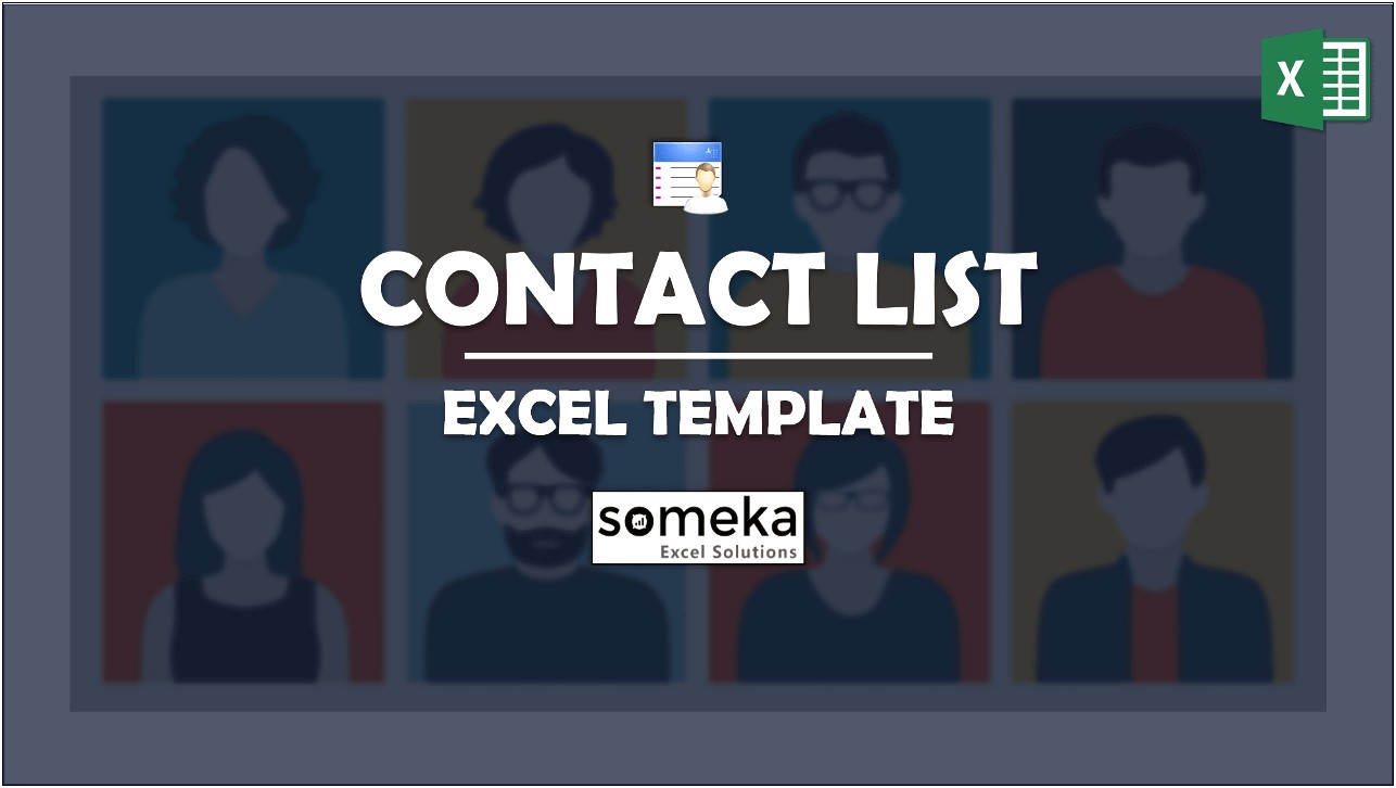 Emergency Contact List Excel Template Download