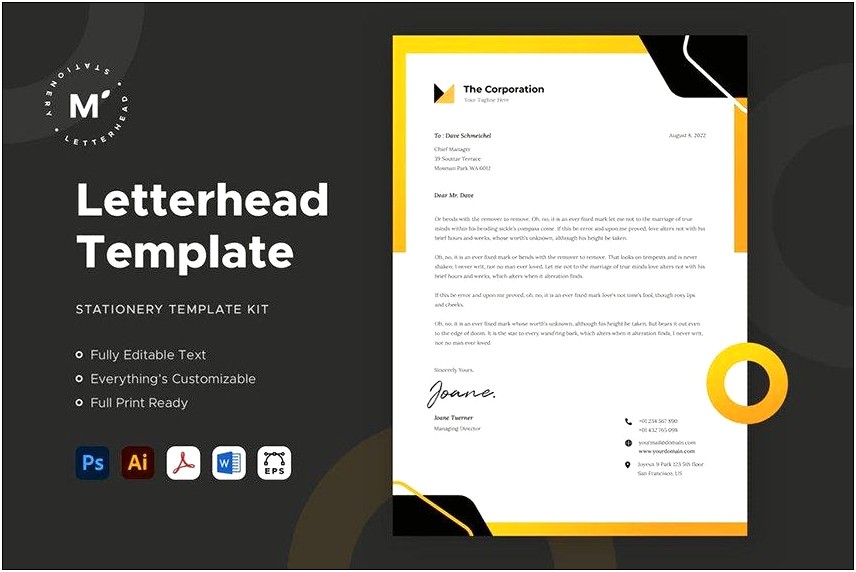 Employment Verification Letter Template Word Download