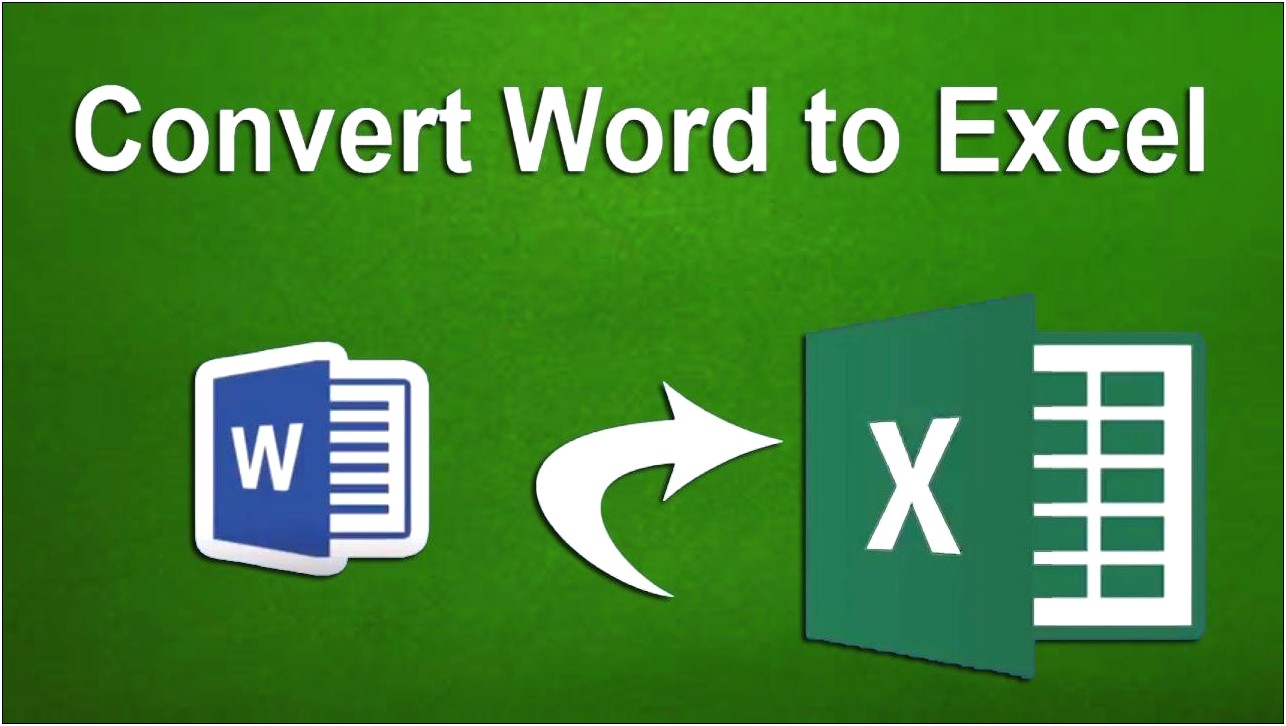 Export Excel Cells To Word Template