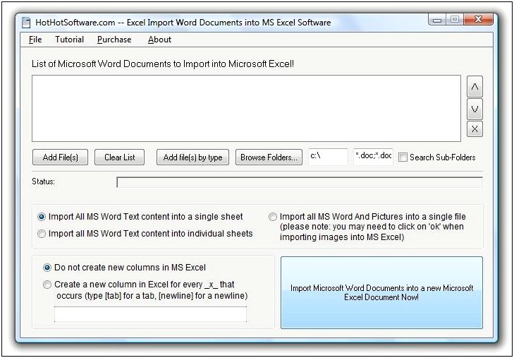 Export From Excel To Word Template