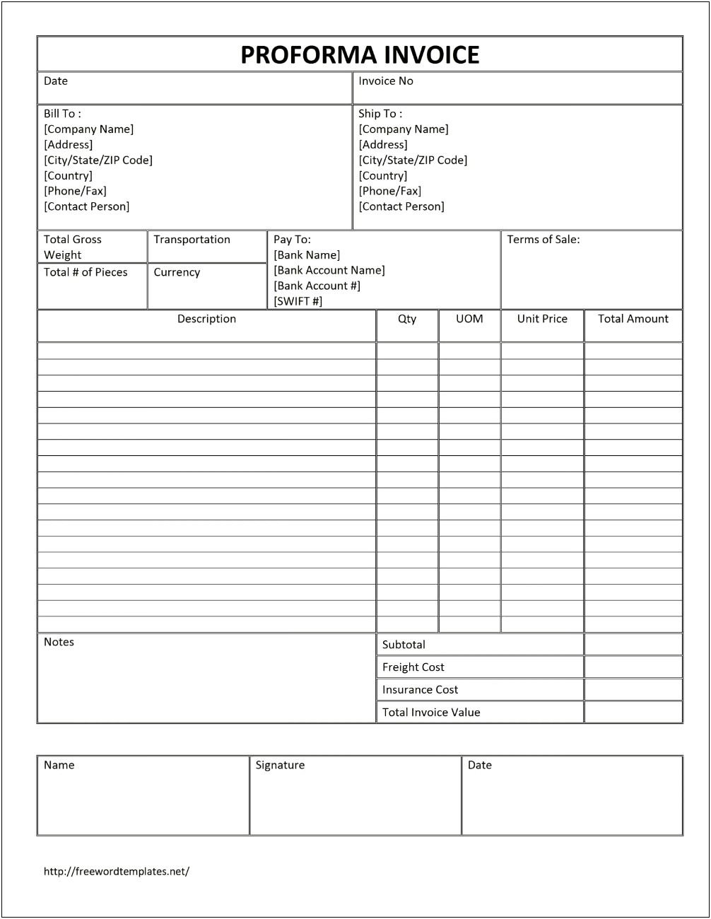 Export Quickbooks Invoice Template To Ms Word