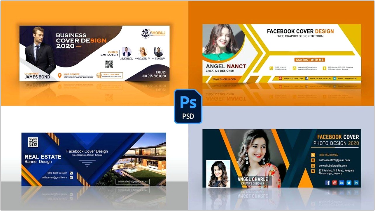 Facebook Cover Photo Photoshop Template Download