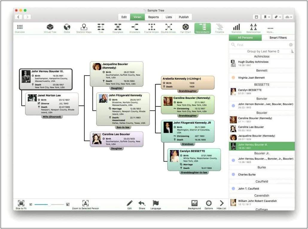 Family Tree Template For Word Mac