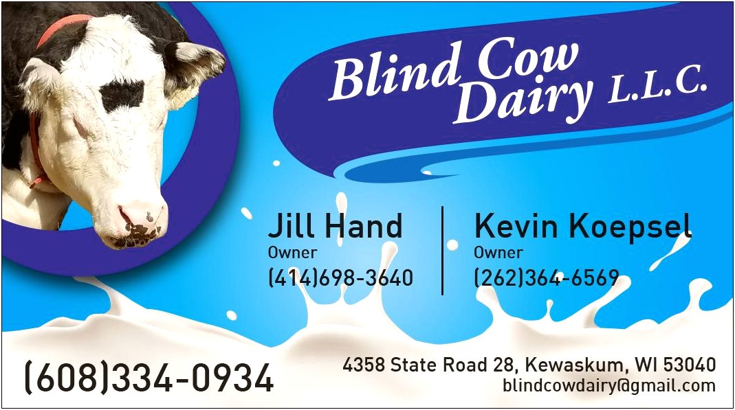 Farm Animal Business Card Template For Word