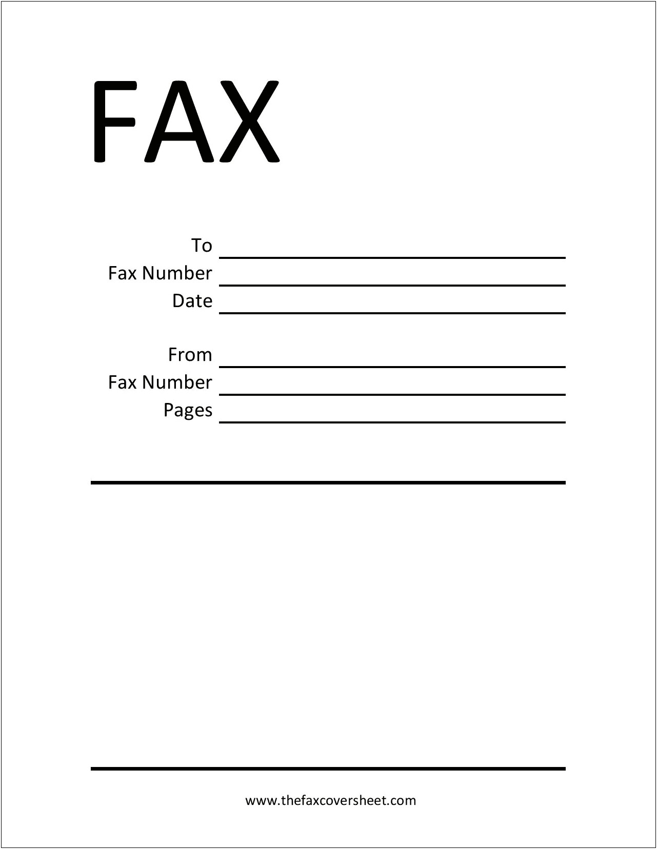 Fax Cover Letter Template In Word