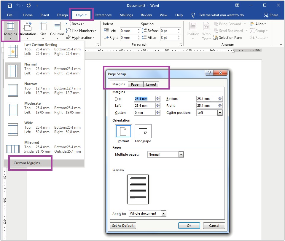 Find Template Settings In Word 2010