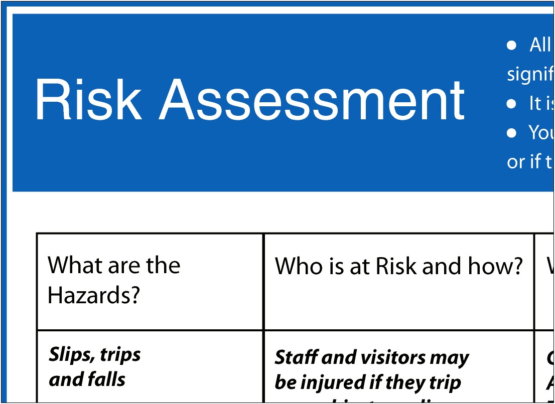 Fire Safety Risk Assessment Template Download