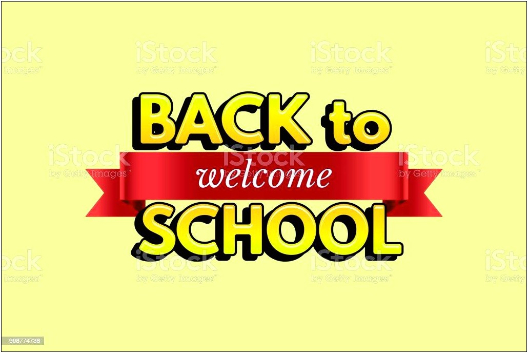 First Day Of School Sign Template Word