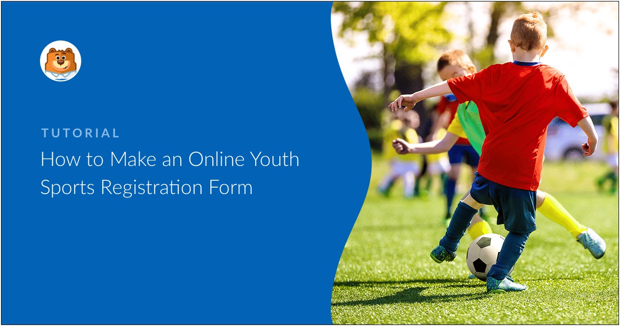 Football Player Registration Form Template Word