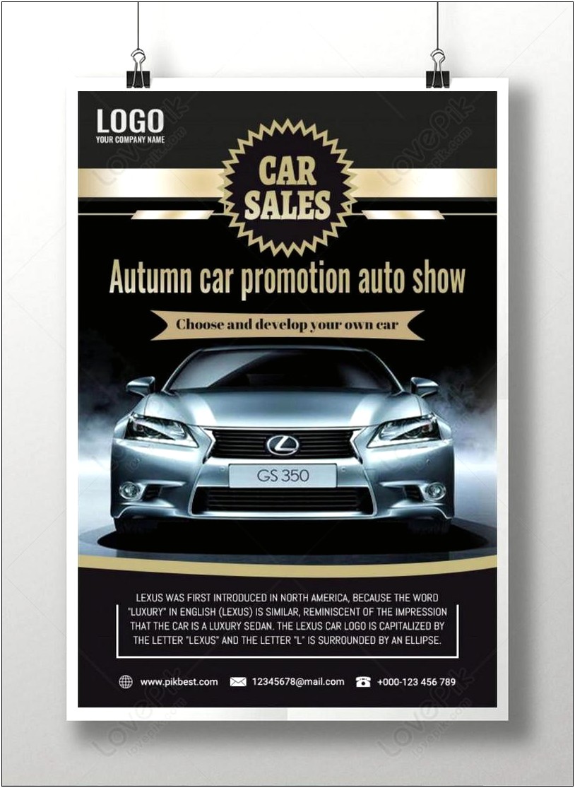 For Sale Car Sign Word Template