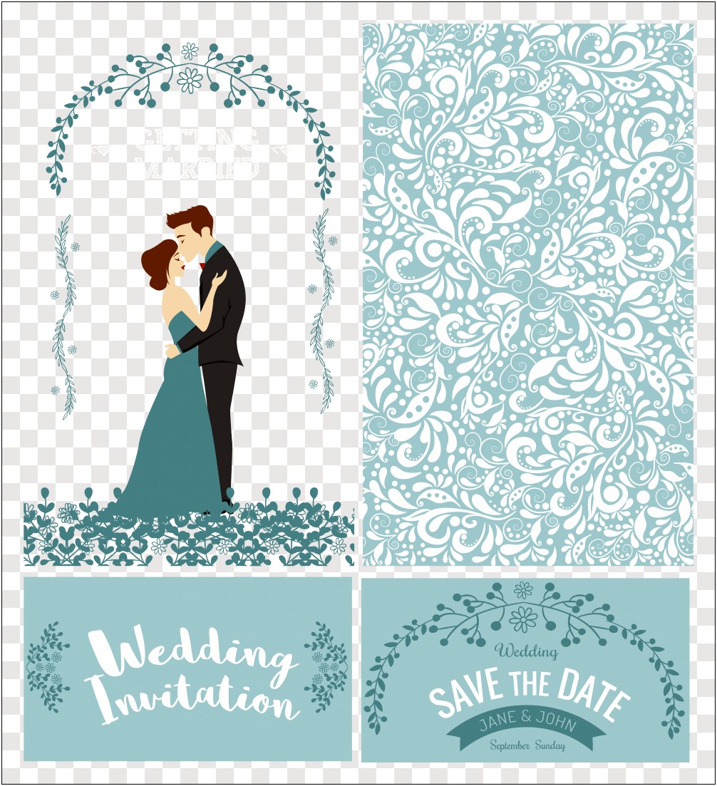 Free Blank Wedding Invitation Card Designs