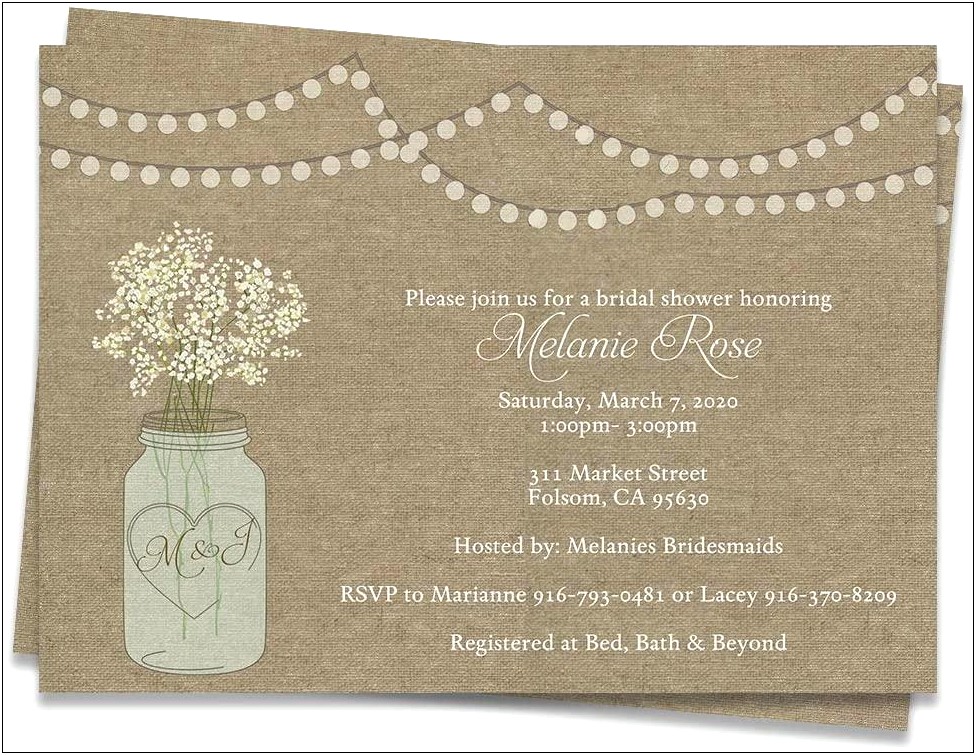 Free Burlap And Lace Wedding Invite Background