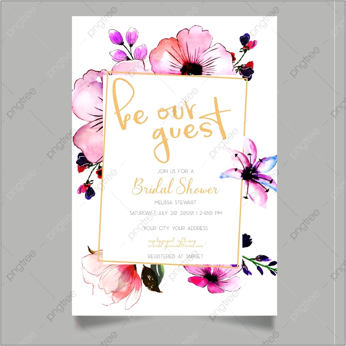 Free Clipart For Wedding Shower Invitations