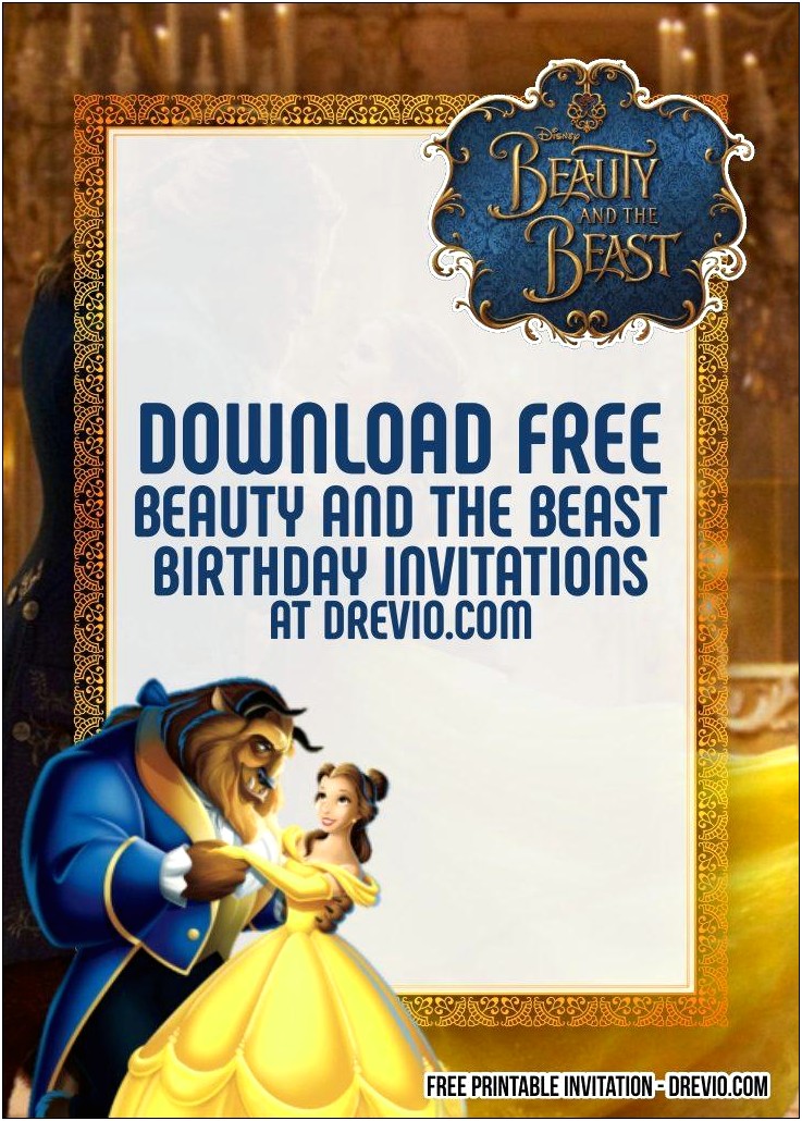 Free Custom Disney Wedding Invitations Online