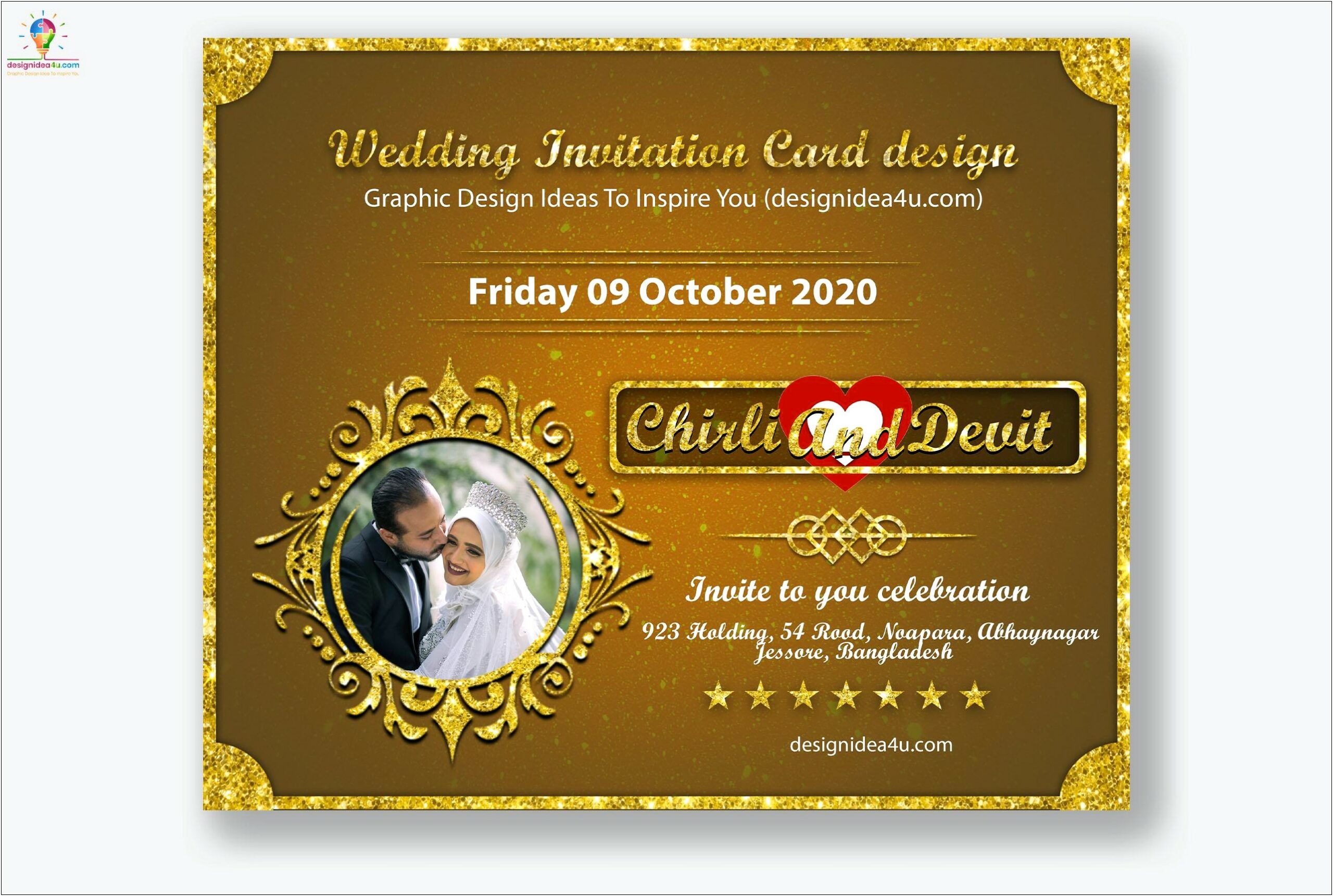 Free Download Wedding Invitation Card Layout And.design