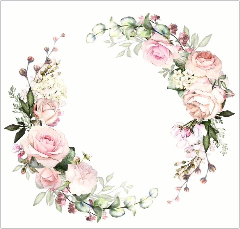 Free Flower Designs For Wedding Invitations