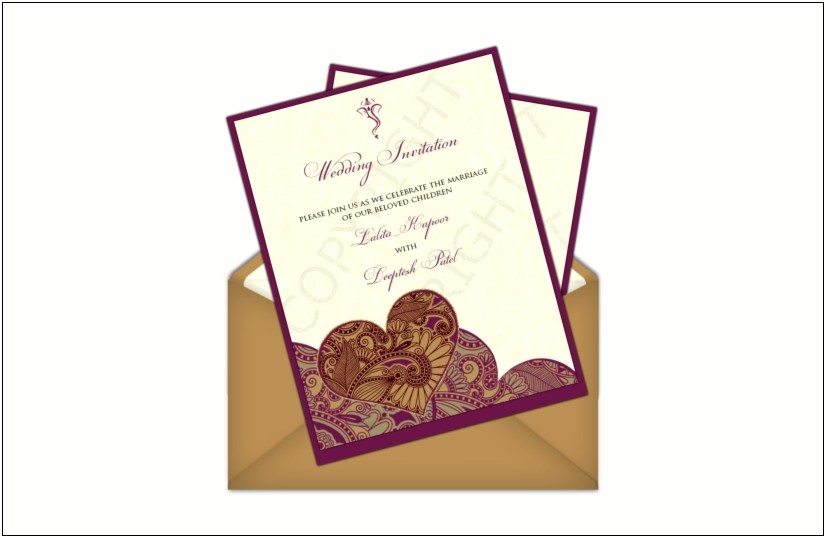 Free Indian Wedding Invitation Card Designs