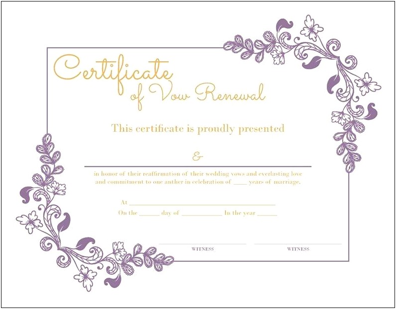 Free Printable Renewal Of Wedding Vows Invitations