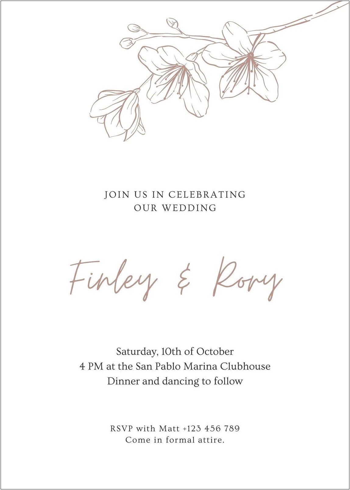 Free Printable Wedding Invitation Cards Designs