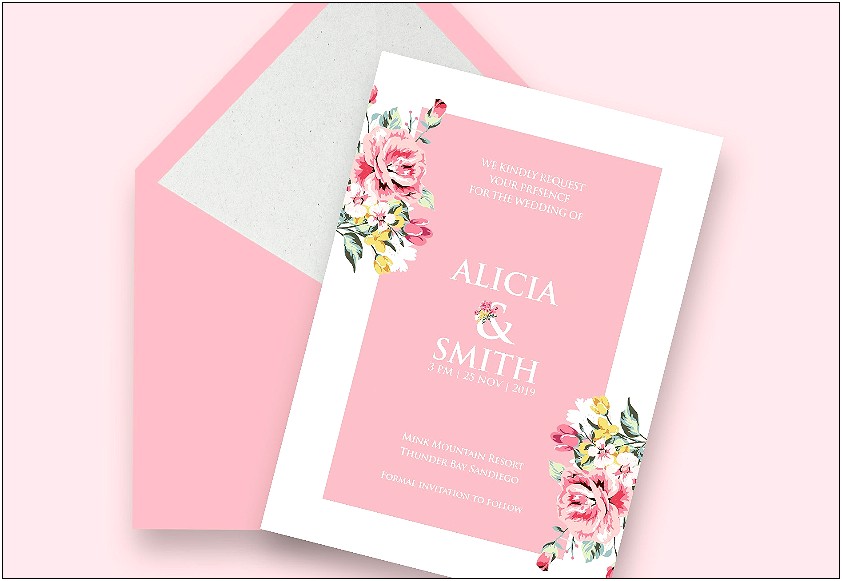 Free Psd Files For Wedding Invitations