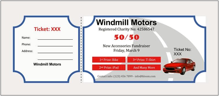 Free Raffle Sign Template For Word