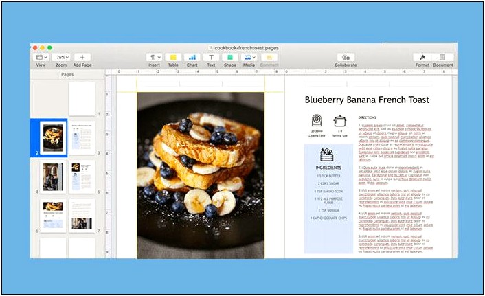 Free Recipe Cookbook Templates For Word