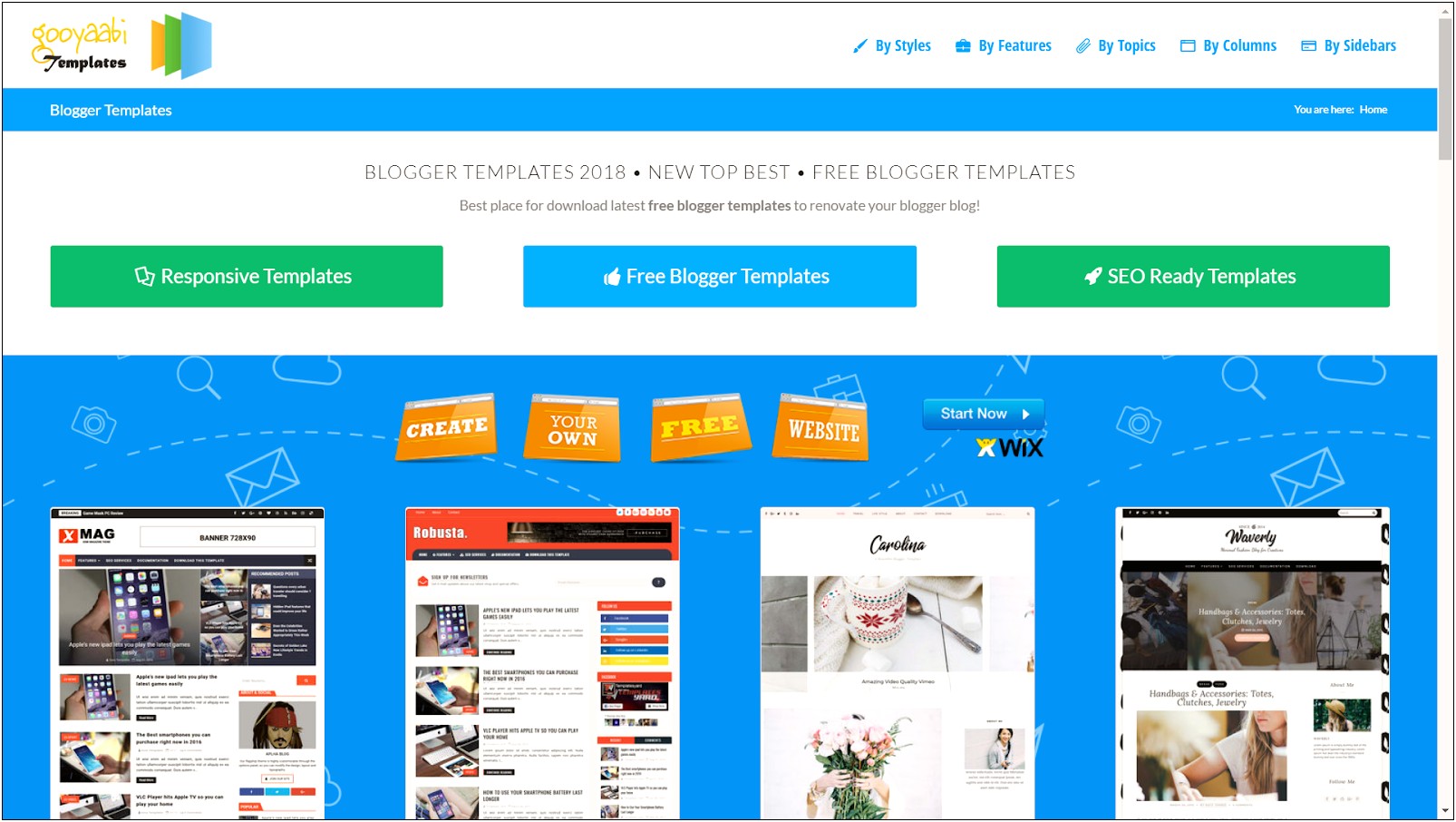 Free Responsive Blogger Template Free Download