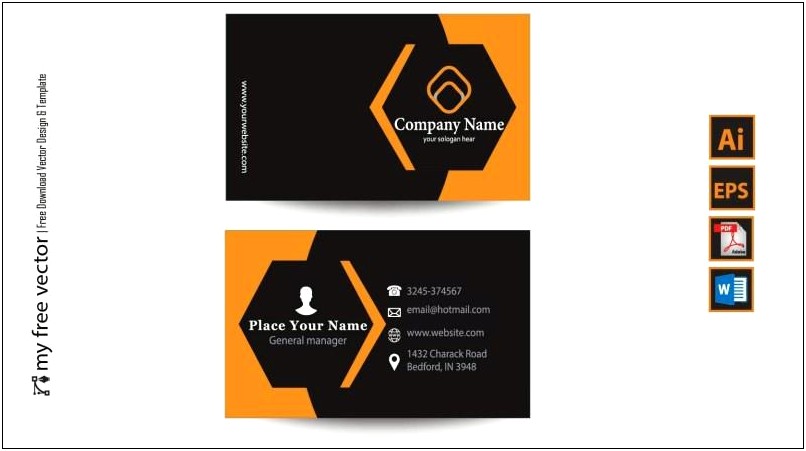Free Template Business Cards Ms Word