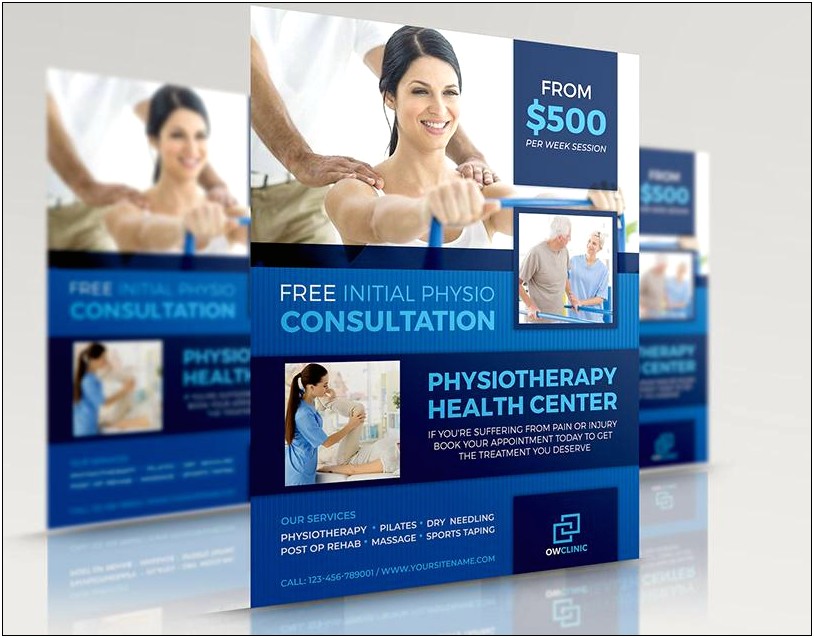 Free Template Download Rehab Clinic Flyer